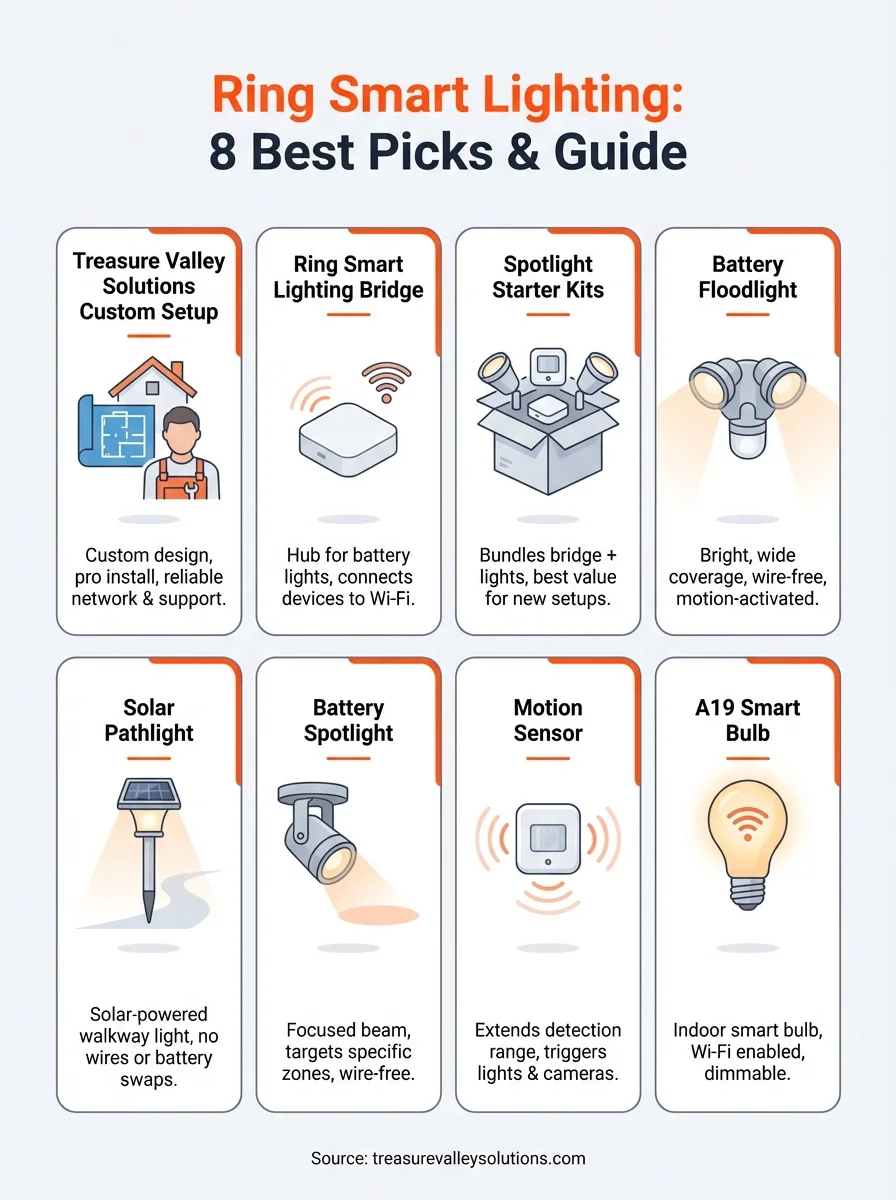 ring smart lighting infographic